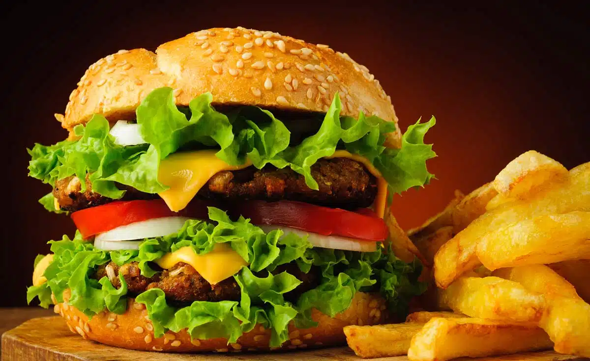 Burger and Fries