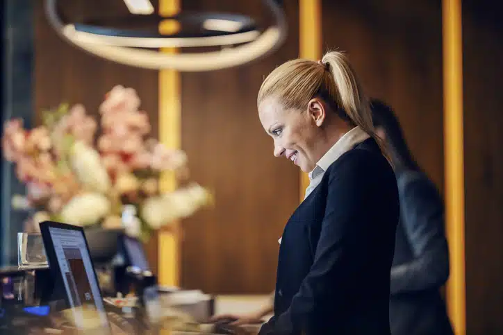 Hotel reception